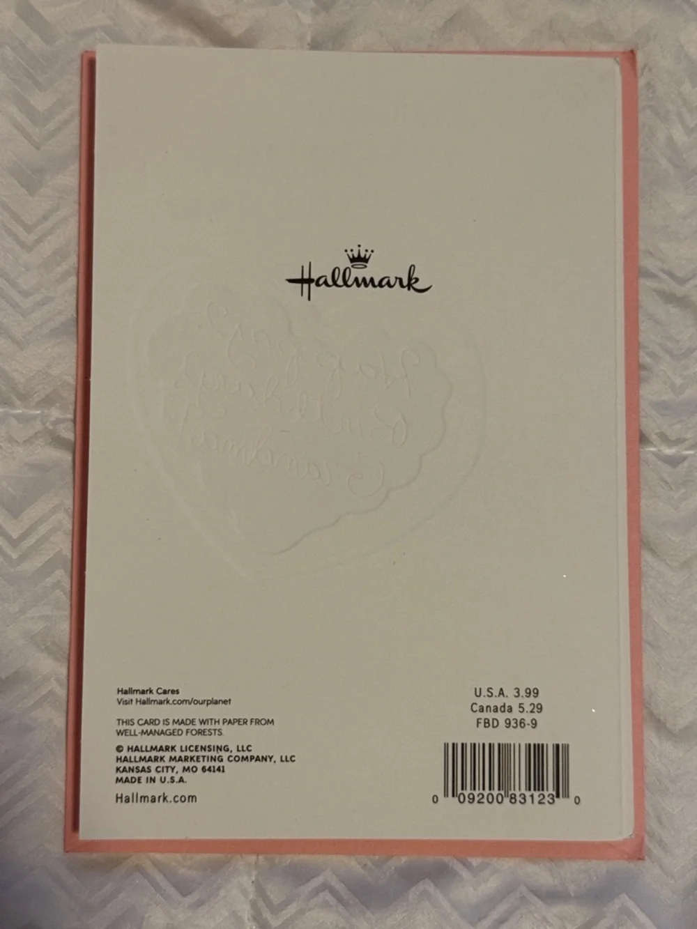 Hallmark brand new